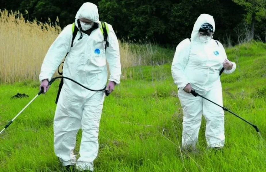 ФОТО Обработка от клещей в Северском